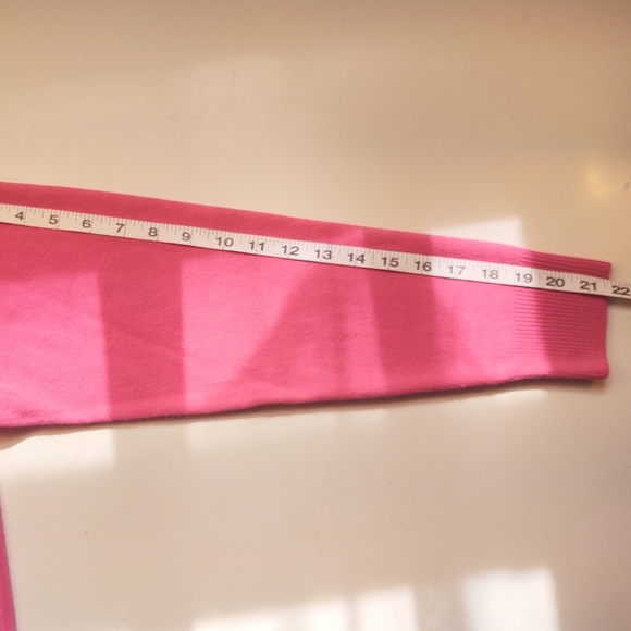 STEPHANIE ROGERS PLUS Bright Pink Mock Turtleneck Acrylic Sweater Size 1X - Picture 10 of 12